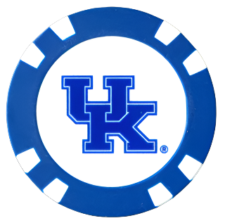 Officially Licensed Kentucky Wildcats Poker Chip Ball Marker