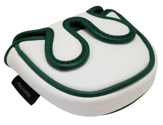 Lucky Clover Embroidered Putter Cover by ReadyGOLF - Mallet