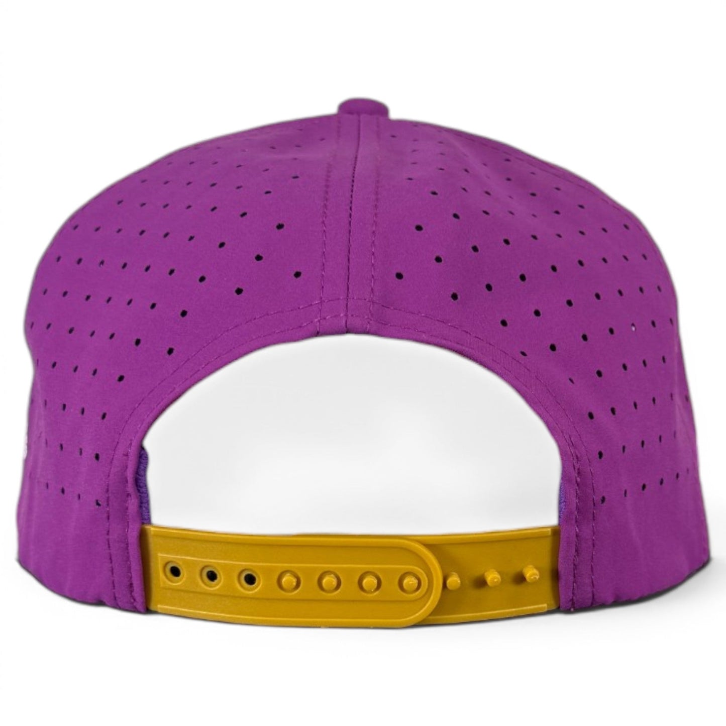 Marlin Golf Hat | Snapback Cap | Built-in Magnetic Ball Marker Holder + Marker Included | Adjustable Purple