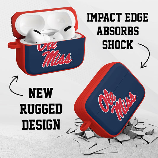 Mississippi Ole Miss Rebels HDX AirPods Pro 1 & 2 Case Cover