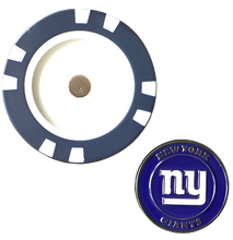 Load image into Gallery viewer, Officially Licensed New York Giants Poker Chip Ball Marker