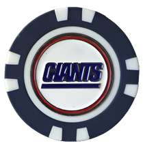 Load image into Gallery viewer, Officially Licensed New York Giants Poker Chip Ball Marker