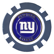 Load image into Gallery viewer, Officially Licensed New York Giants Poker Chip Ball Marker