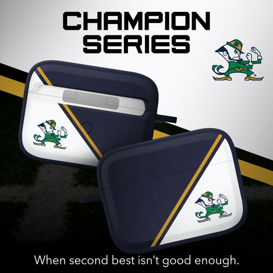 Notre Dame Fighting Irish HDX Champion Series Apple AirPods Pro 1 & 2 Case Cover