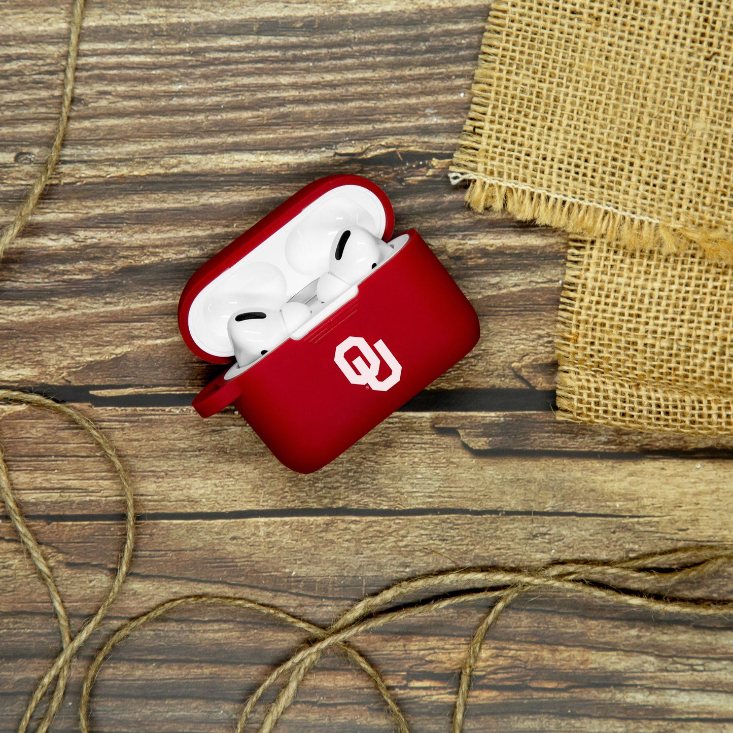 Oklahoma Sooners AirPods Pro 1 & 2 Case Cover