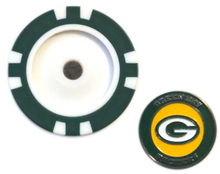 Load image into Gallery viewer, Officially Licensed Green Bay Packers Poker Chip Ball Marker