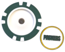 Load image into Gallery viewer, Officially Licensed Green Bay Packers Poker Chip Ball Marker