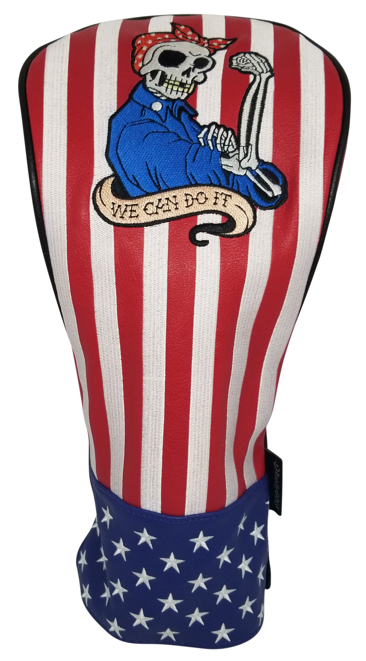 Rosie the Riveter Embroidered Driver Headcover by ReadyGOLF