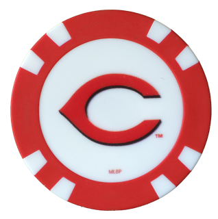 Officially Licensed Cincinnati Reds Poker Chip Ball Marker Short Description:
