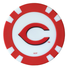 Load image into Gallery viewer, Officially Licensed Cincinnati Reds Poker Chip Ball Marker Short Description: