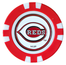 Load image into Gallery viewer, Officially Licensed Cincinnati Reds Poker Chip Ball Marker Short Description: