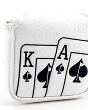 Load image into Gallery viewer, White Out Ace of Spades - Mallet Putter Cover