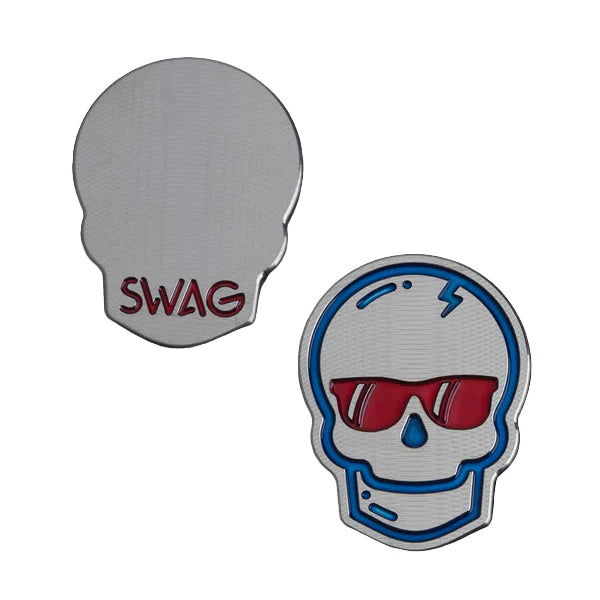 Swag Golf USA Skull Ball Marker
