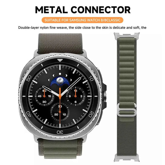 Samsung Galaxy Watch Alpine Loop Nylon Band | Watch 9 & 8 40mm 44mm / Watch 8 Classic 46mm Sport Strap