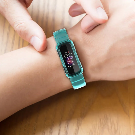 Fitbit Inspire, Luxe & Ace Clear Band with Built-In Case