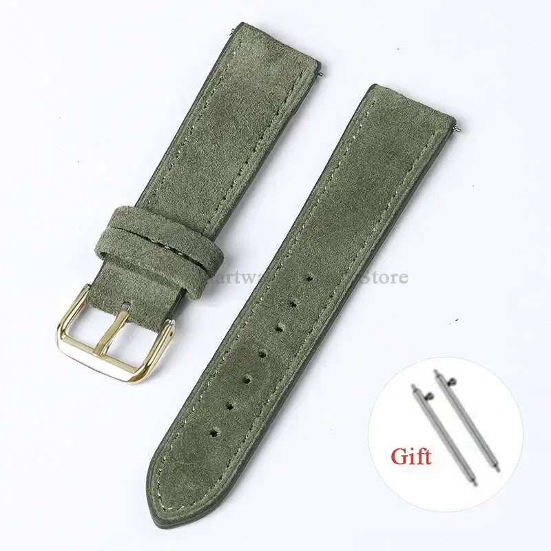 Amazfit Balance, GTR, GTS & Bip Vintage Suede Leather Band