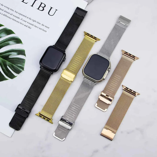 Metal Mesh Apple Watch Band – Milanese Stainless Steel | Series 11/10/9/8/7/6/SE & Ultra 1/2/3