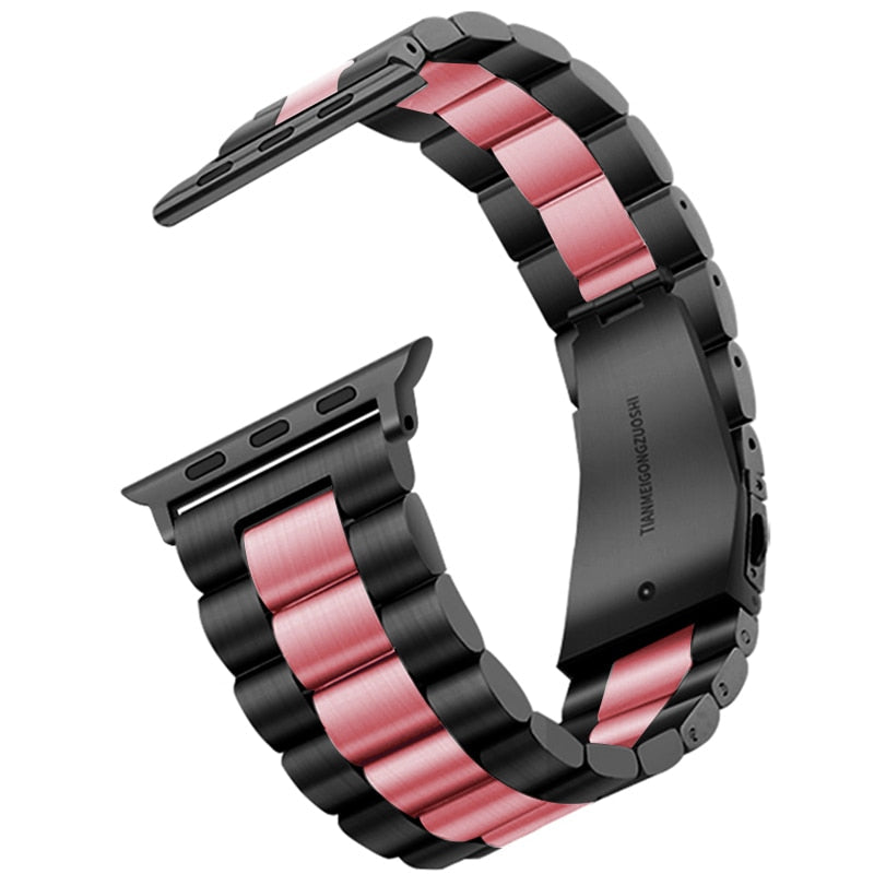 Apple Watch Steel Band | Series 11/10/9/8/7/6/5/4/SE & Ultra 1/2/3 - Arleathercraft