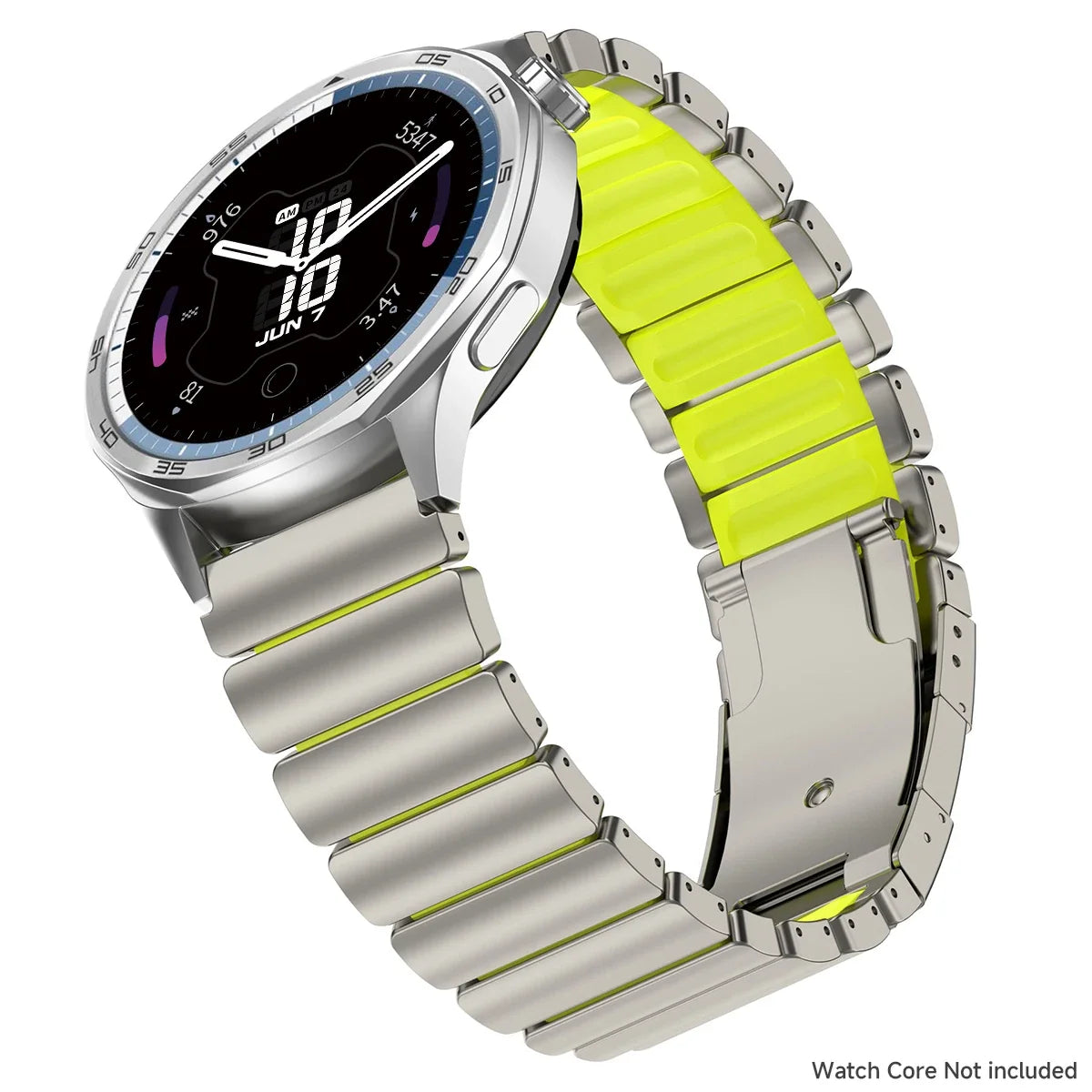 22MM Titanium Silicone Band for Huawei Watch GT6 Pro / GT5 / GT4 / GT3 & CMF Watch Pro