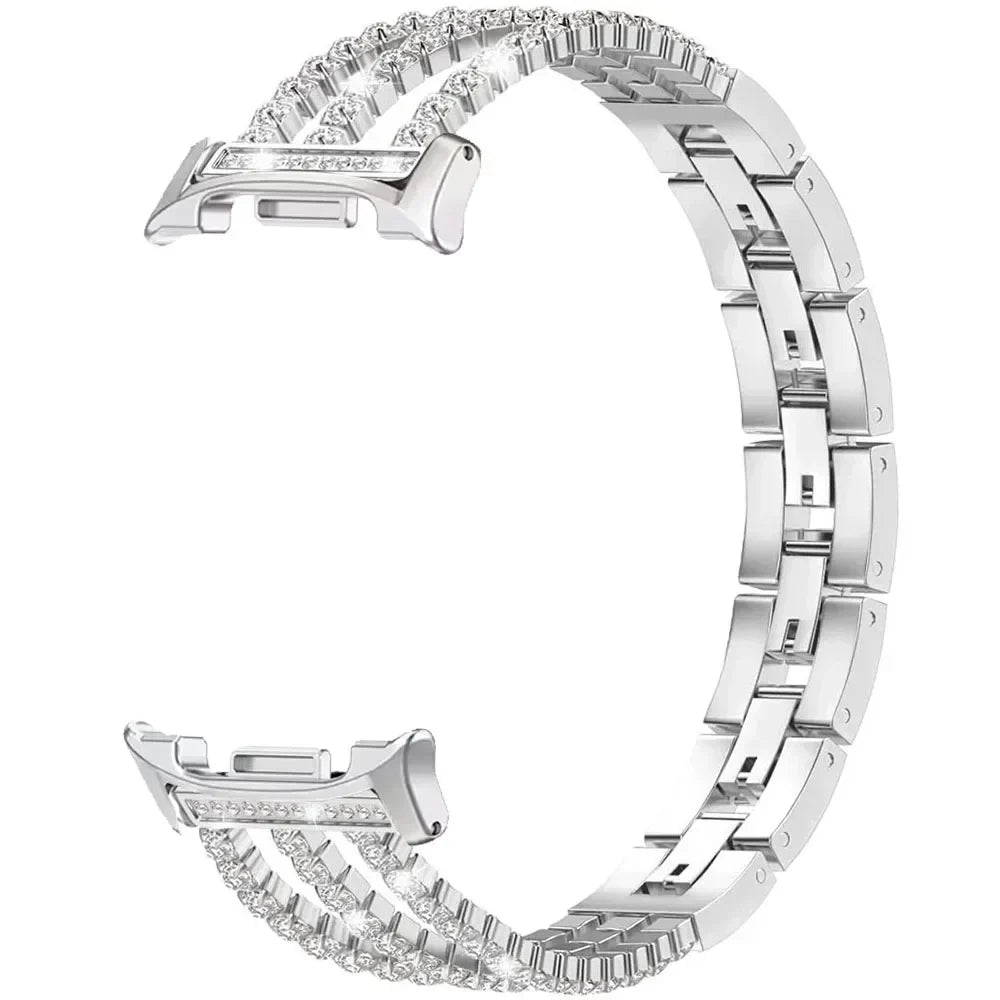Samsung Galaxy Stainless Steel Diamond Watch Band - Watch8/Watch8 Classic/Watch9