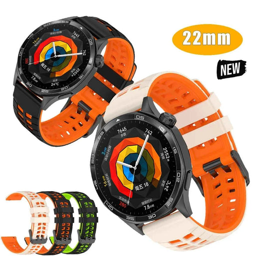 22mm Breathable Silicone Band for Huawei Watch GT6 / GT5 / GT4 / GT3 Pro