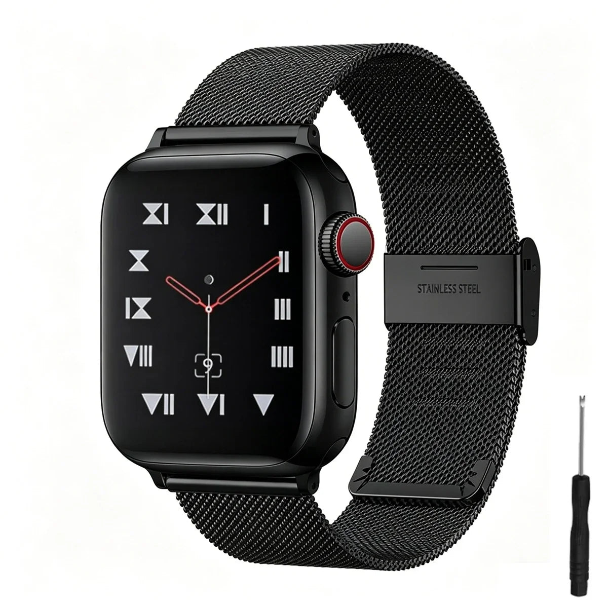 Metal Mesh Apple Watch Band – Milanese Stainless Steel | Series 11/10/9/8/7/6/SE & Ultra 1/2/3