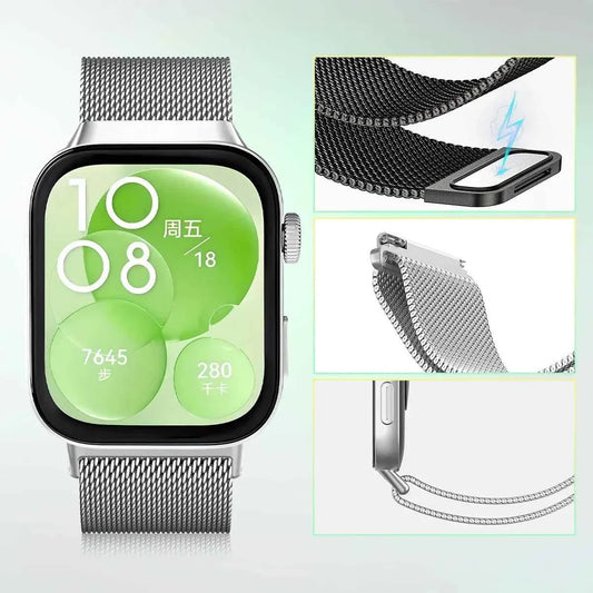 Milanese Magnetic Band for Huawei Watch Fit 3