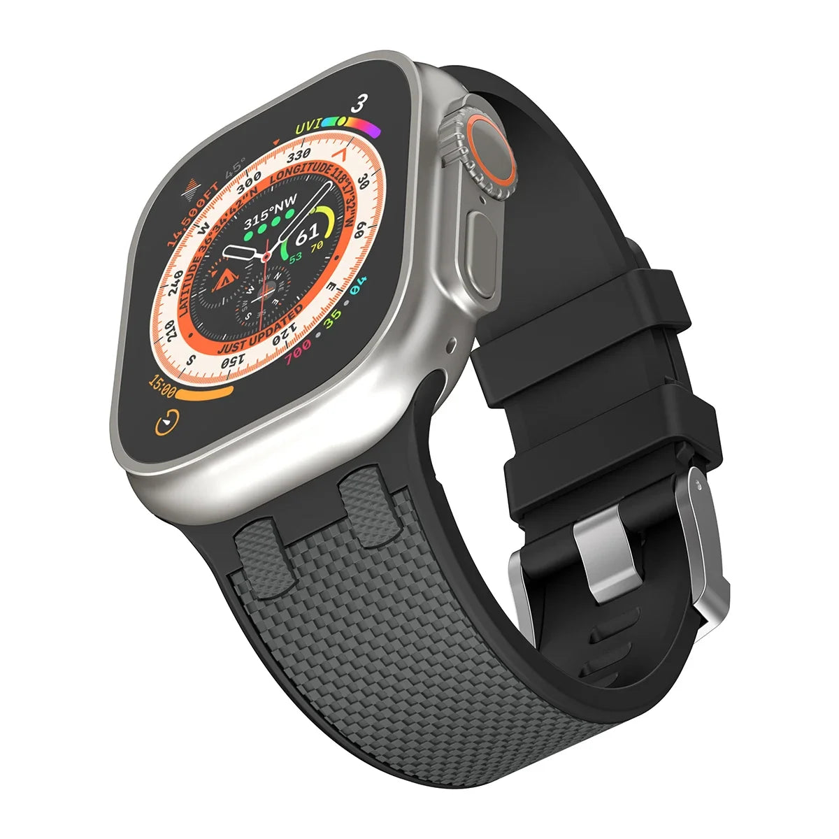 Soft Silicone Sport Apple Watch Band – Rubber Bracelet | Series 11/10/9/8/7/6/SE & Ultra 1/2/3 | 42–49mm