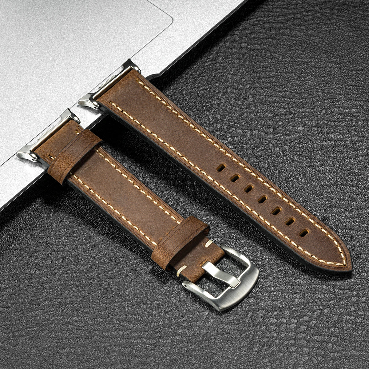 Genuine Leather Band for Samsung Galaxy Watch 8, 8 Classic 46mm & Ultra 47mm