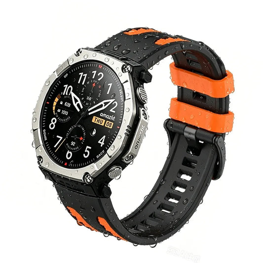 Garmin QuickFit 22/26mm Silicone Band with Contrast Keepers