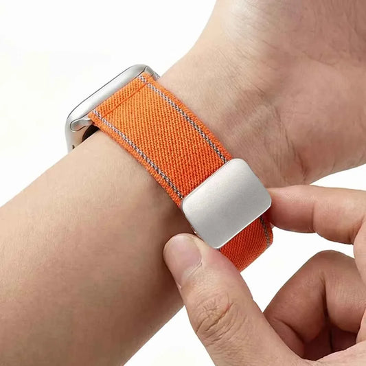 Nylon Strap with Metal Magnetic Buckle for Apple Watch Ultra 3/2/1 49mm – Series 11/10/9/8/7/6/SE 46/45/44/42mm