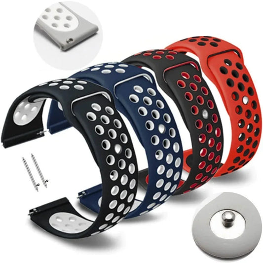 OnePlus Watch Two-Tone Perforated Silicone Band, 13 Colors