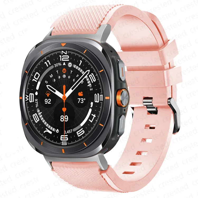 Samsung Galaxy Silicone Sport Watch Band - 20mm/Ultra+Ultra2