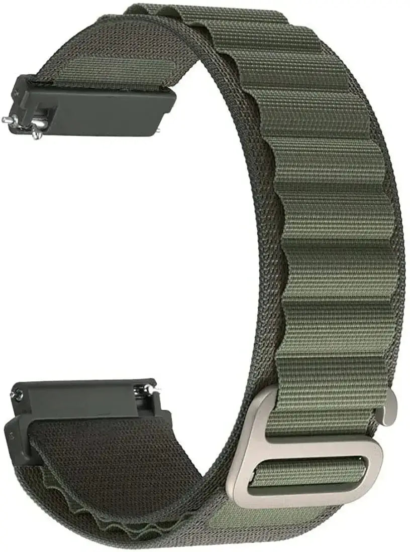 Amazfit Balance, GTR, GTS & Bip Alpine Nylon Loop Band, Metal G-Hook