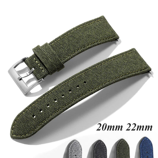 COROS Sailcloth Nylon Watch Strap Quick Release Band, Waterproof, Unisex