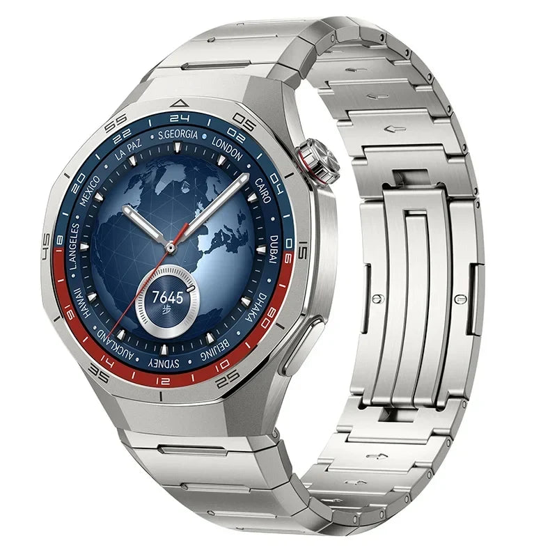 22MM Luxury Stainless Steel Band for Huawei Watch GT5 Pro / GT5 / GT4 46mm