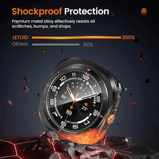 Alloy Case & Tempered Glass for Galaxy Watch Ultra 47mm (2024/2025)