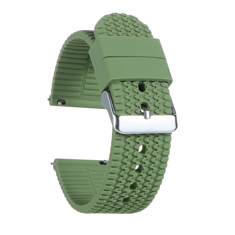 Suunto Race, Vertical & 9 Peak Tread Pattern Silicone Band