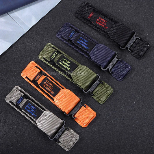 OnePlus Watch Rugged Nylon Band with Hook-and-Loop and Metal Ring