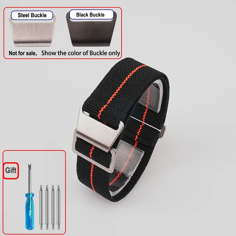 COROS PACE & APEX Elastic Nylon Parachute Band, Hook Clasp