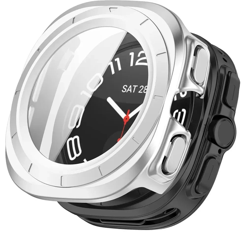 Samsung Galaxy Ultra/Ultra2 Silicone Sport Watch Band - Acrylic Case