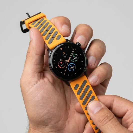 Garmin 22mm Quick Release Two-Tone Silicone Band