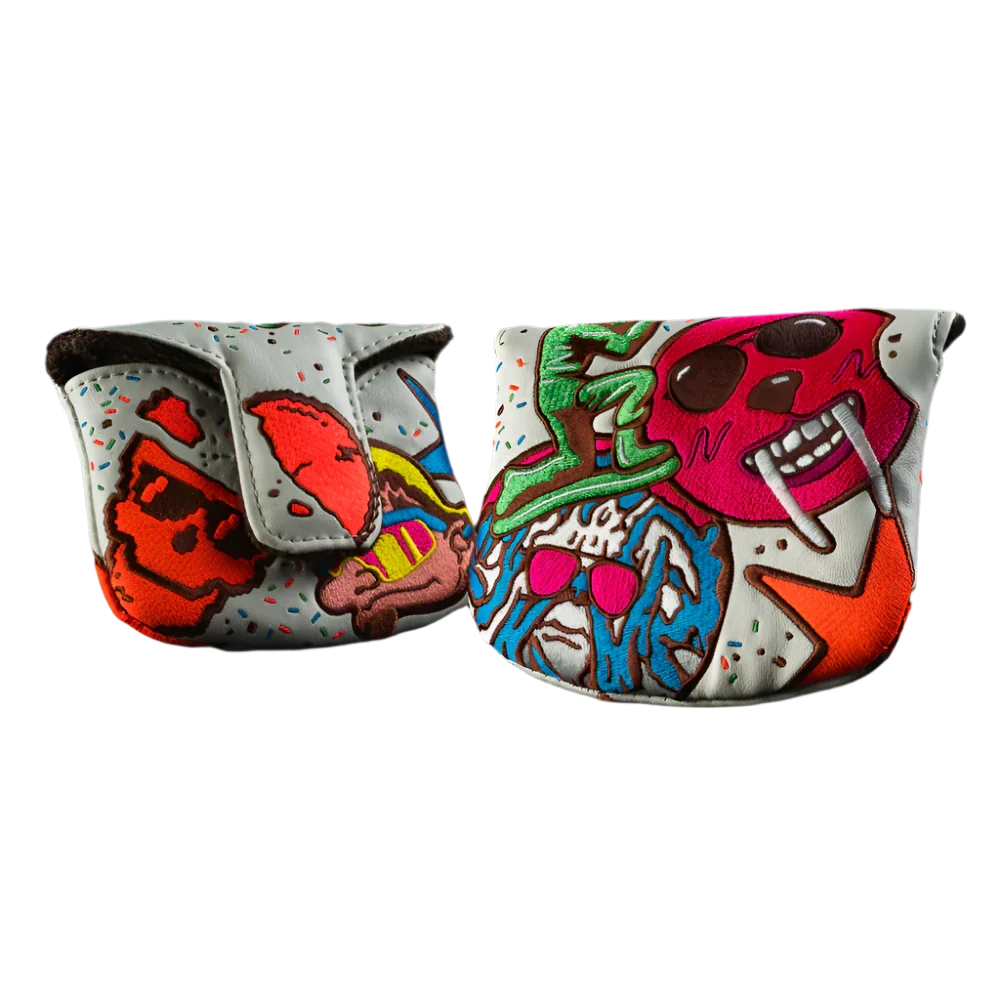 Swag Golf - Cookie 4.0 White/Pink/Green Mallet Putter Headcover