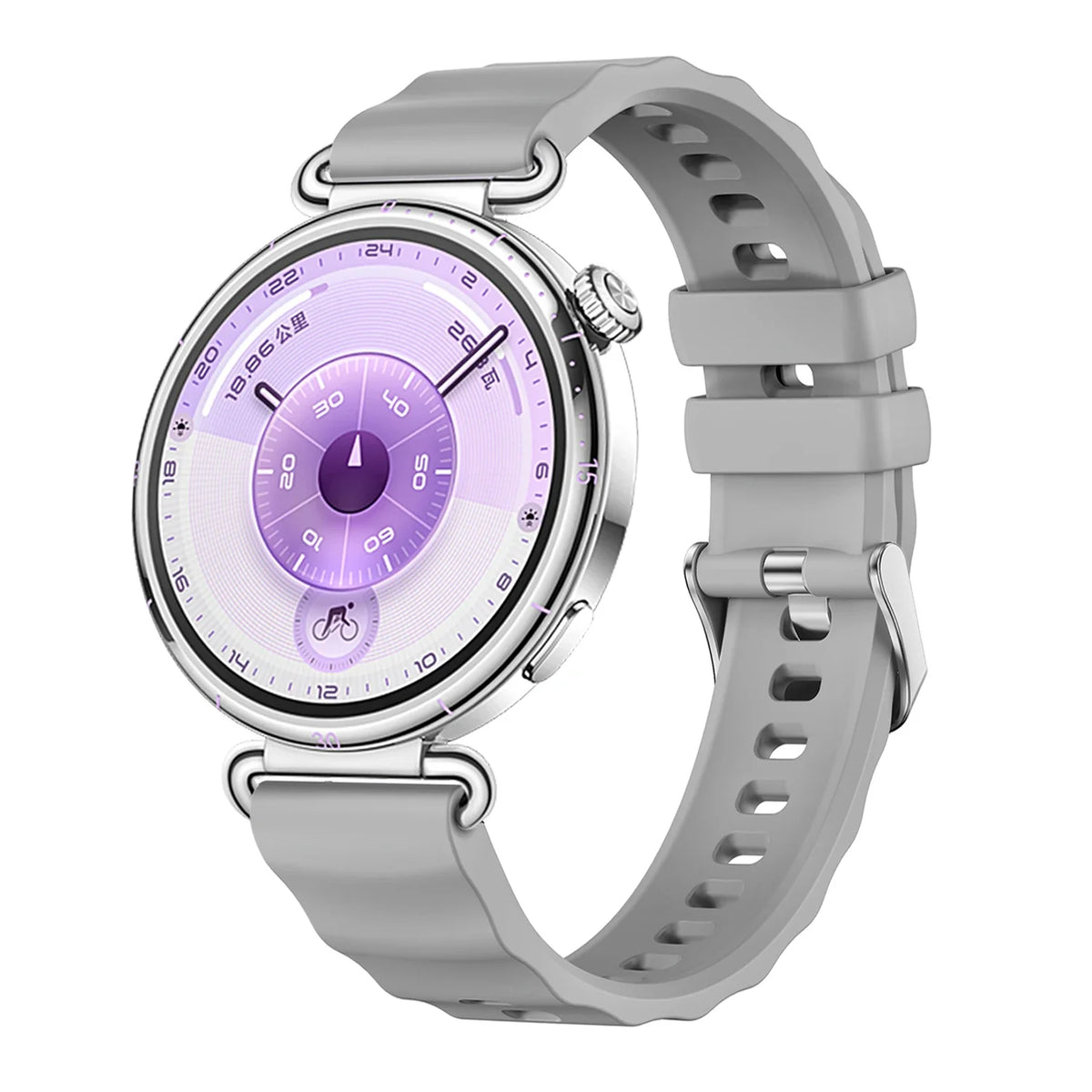 18mm Silicone Sport Band for Huawei Watch GT6 / GT5 / GT5 Pro / GT4 41mm – Quick Release Wristband