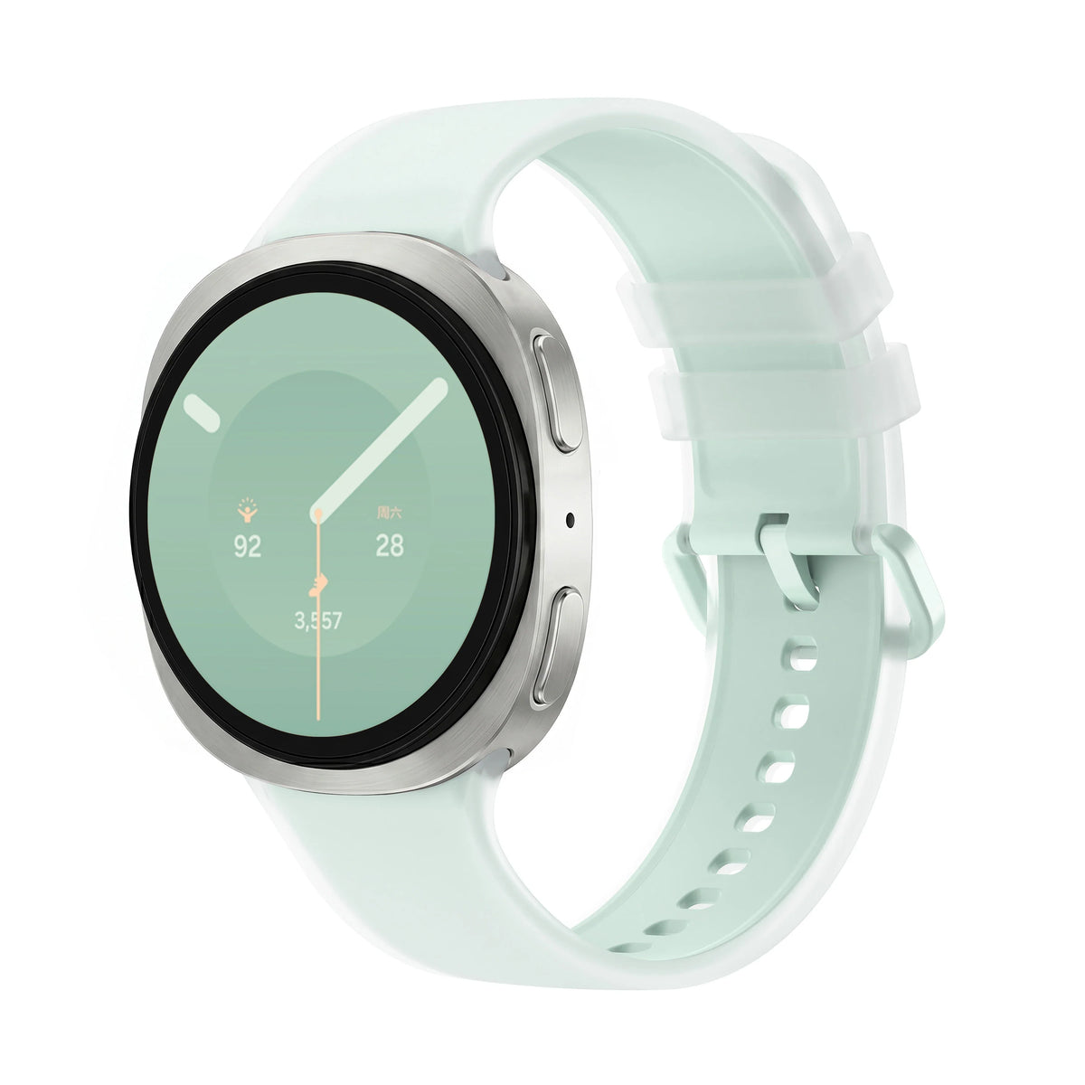Jelly Silicone Band for Galaxy Watch 8 & 9 40/44mm, 8 Classic 46mm