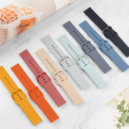 Amazfit Balance, GTR, GTS & Bip Soft Silicone Band, Tuck-Through Loop