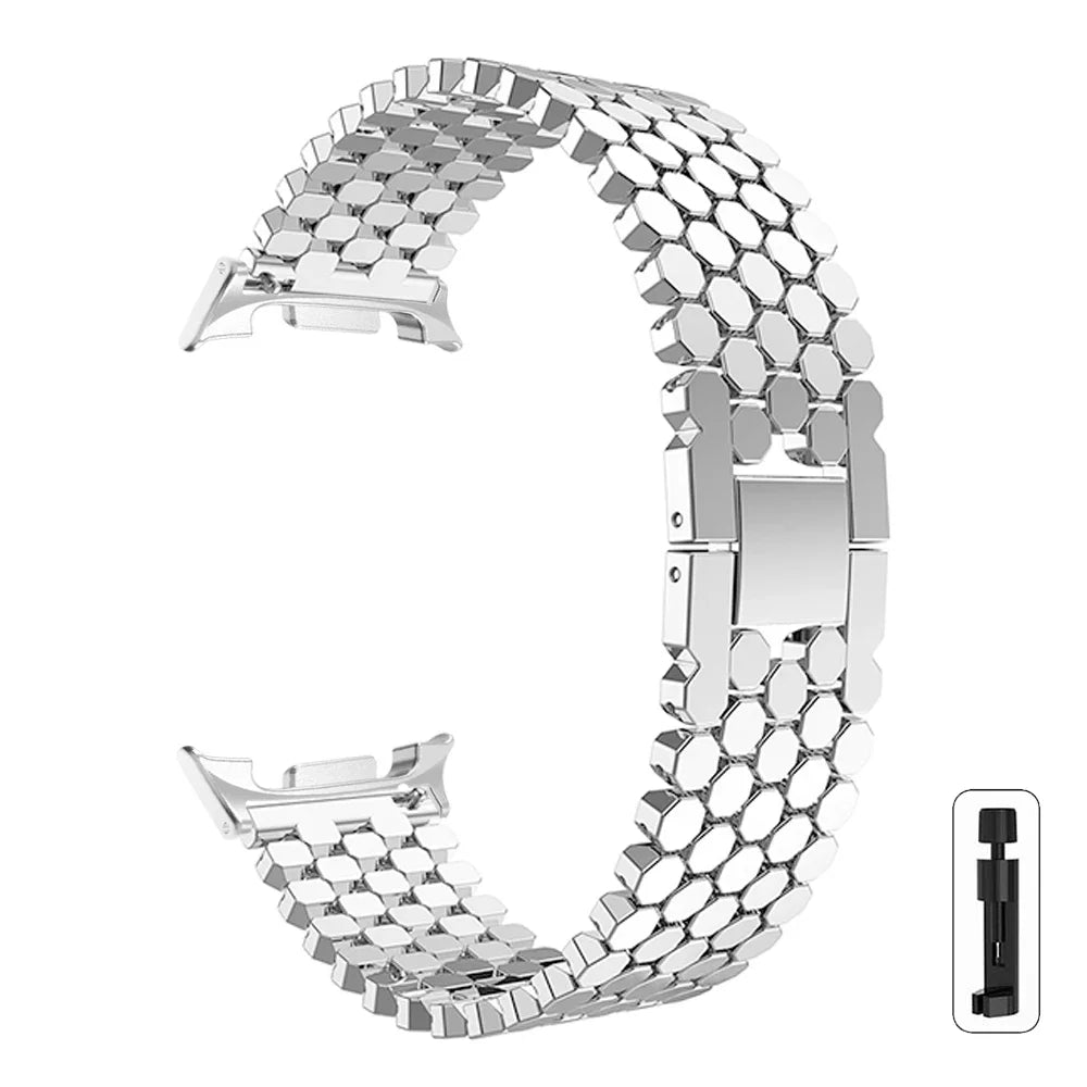 Samsung Galaxy Zinc Alloy Honeycomb Watch Band - Watch8/Watch8 Classic/Watch9/Ultra/Ultra2