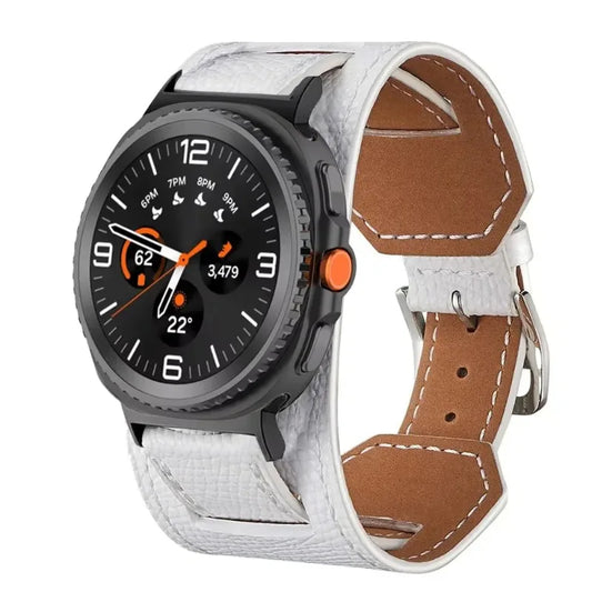 Samsung Galaxy Leather Watch Band - Watch8/Watch8 Classic/Watch9/Ultra/Ultra2