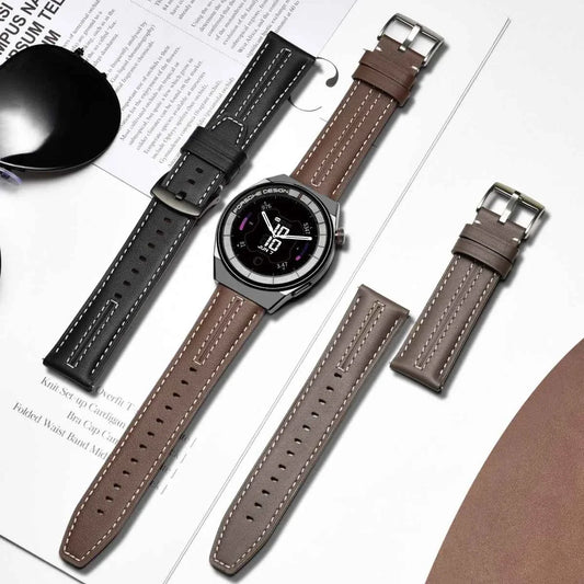 Leather Band for Huawei Watch GT6 / GT5 / GT4 – 18mm & 22mm