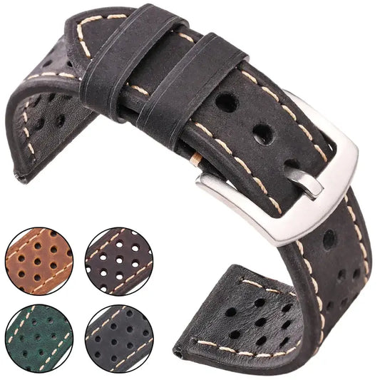 Suunto Leather Band - Breathable, Versatile, Stylish Design